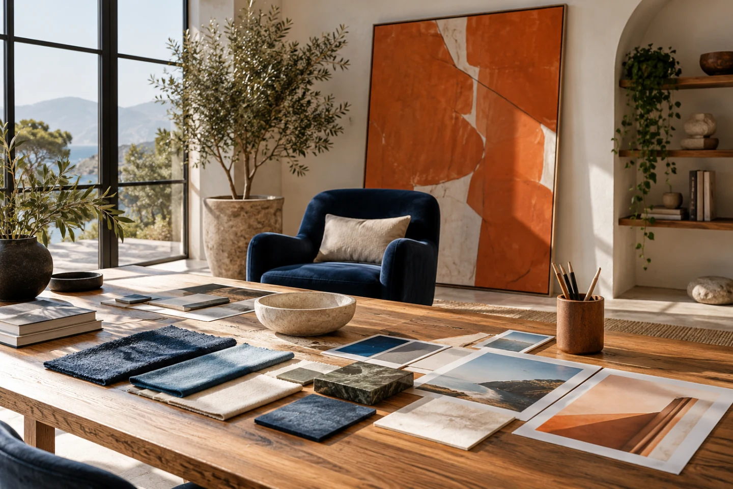 Illustrative creative workspace